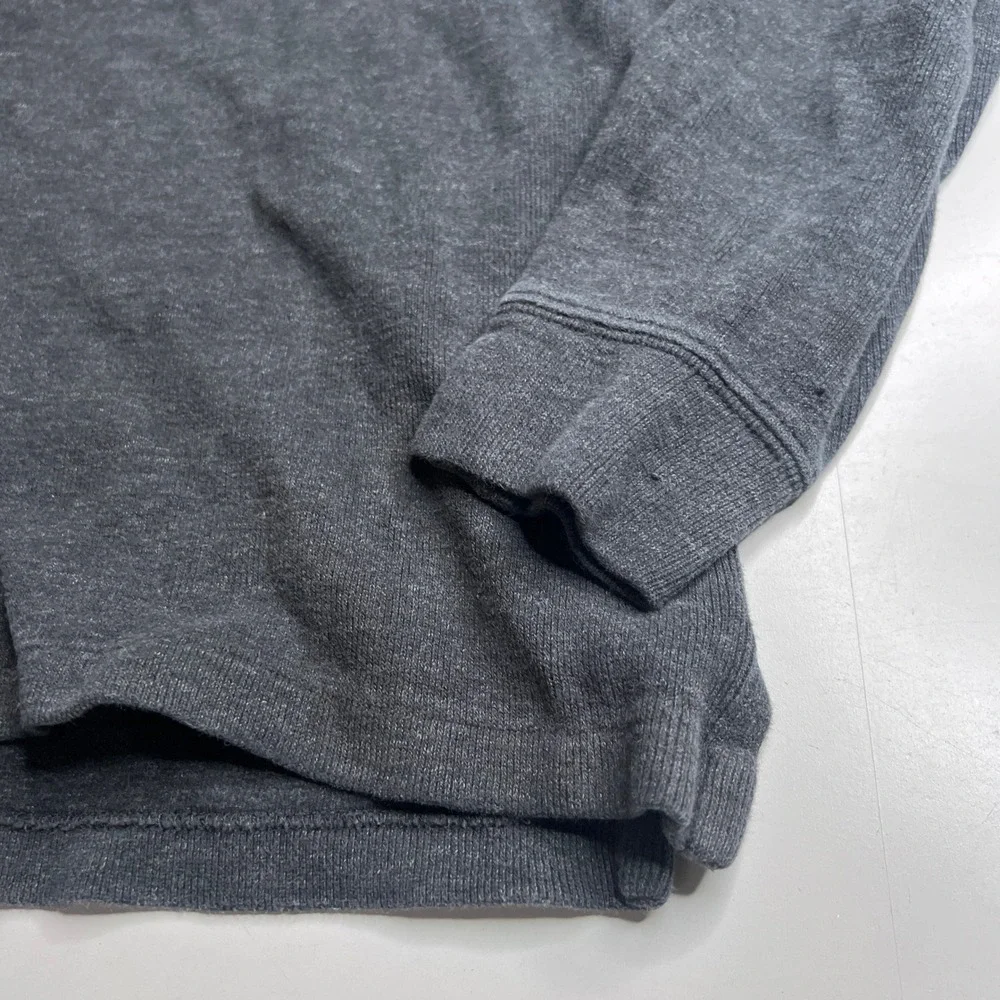 Polo Ralph Lauren Mens Quarter Zip Pullover‎ Sweater Charcoal Gray Pony Logo M